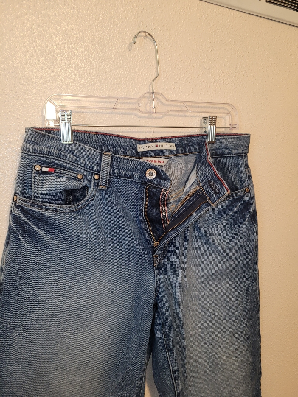 Tommy Hilfiger Womans Boyfriend Denim Jean Vintage Y2K - Picture 6 of 8